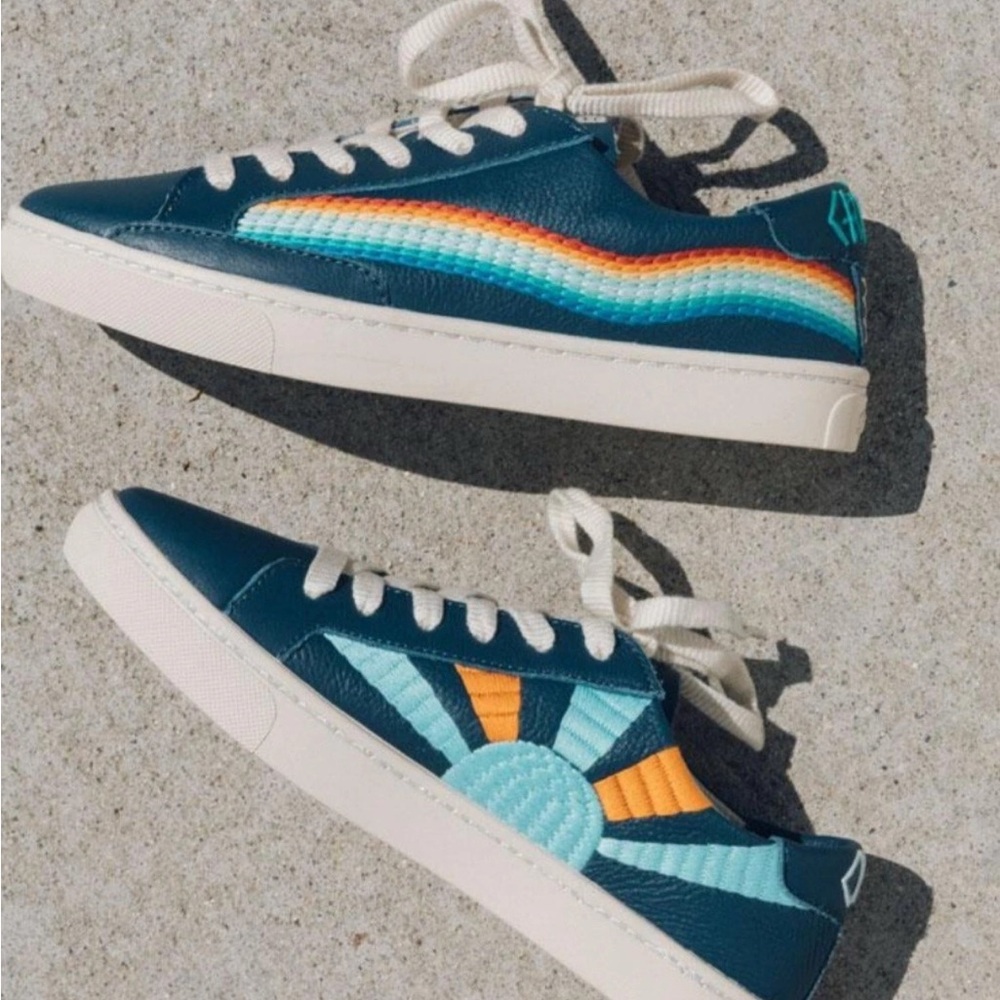 Soludos Chill Out Rainbow Wave Sneakers